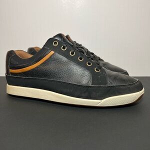 Mens FOOTJOY Contour Black Leather Spikeless Golf Shoes / Size 7.5 Wide